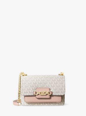 heather extra-small logo crossbody bag